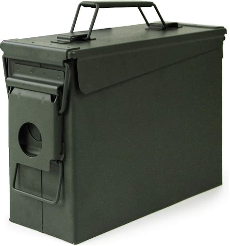 GUGULUZA Metal Ammo Can .30 Cal, Lockable Ammo Storage 